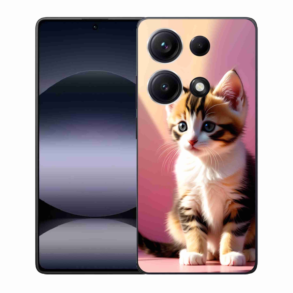 Gél borítás mmCase a Xiaomi Redmi Note 14S-hez - kíváncsi cica 2