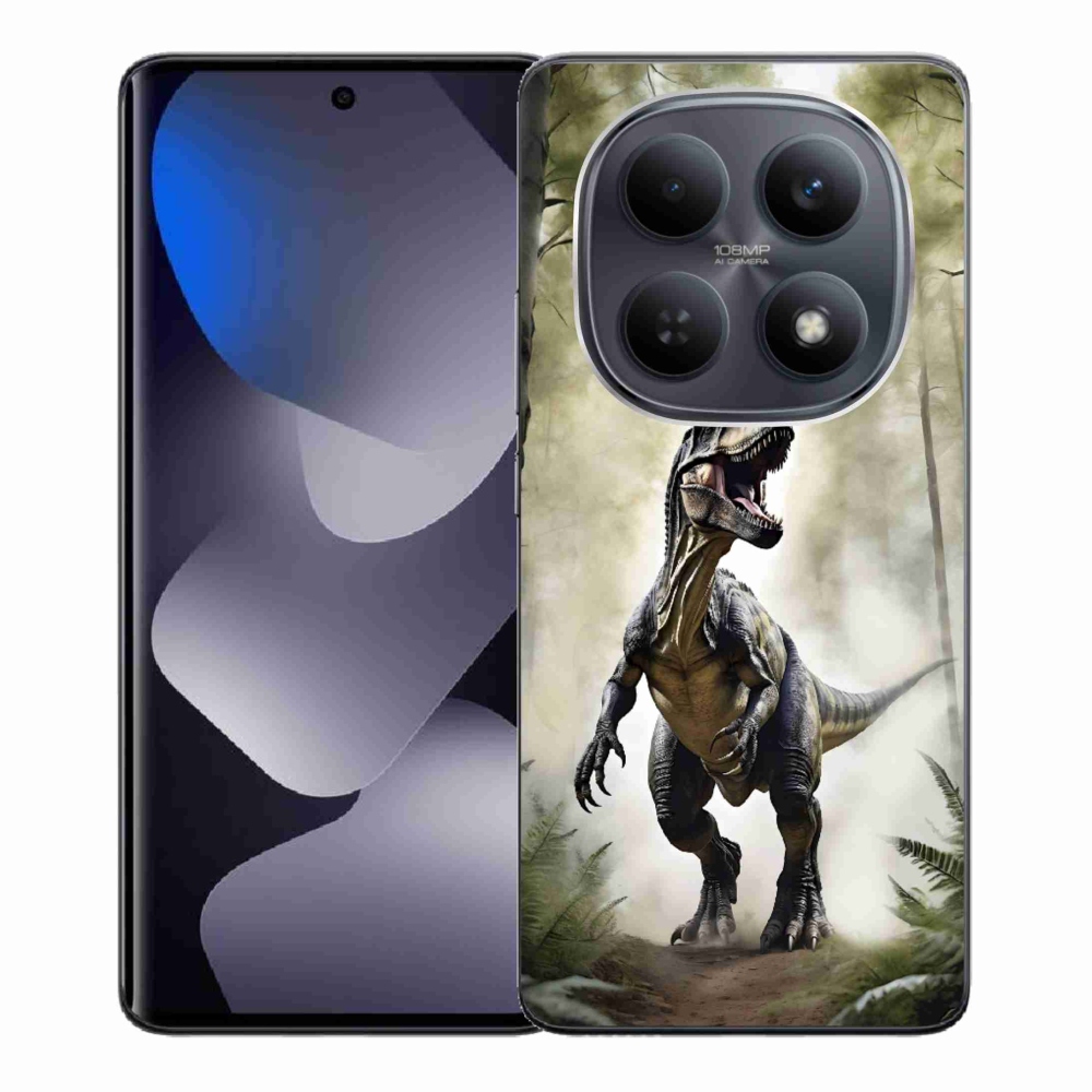 Gél borítás mmCase a Xiaomi Redmi Note 15 4G/5G/Poco M8 5G számára - dühös T-Rex