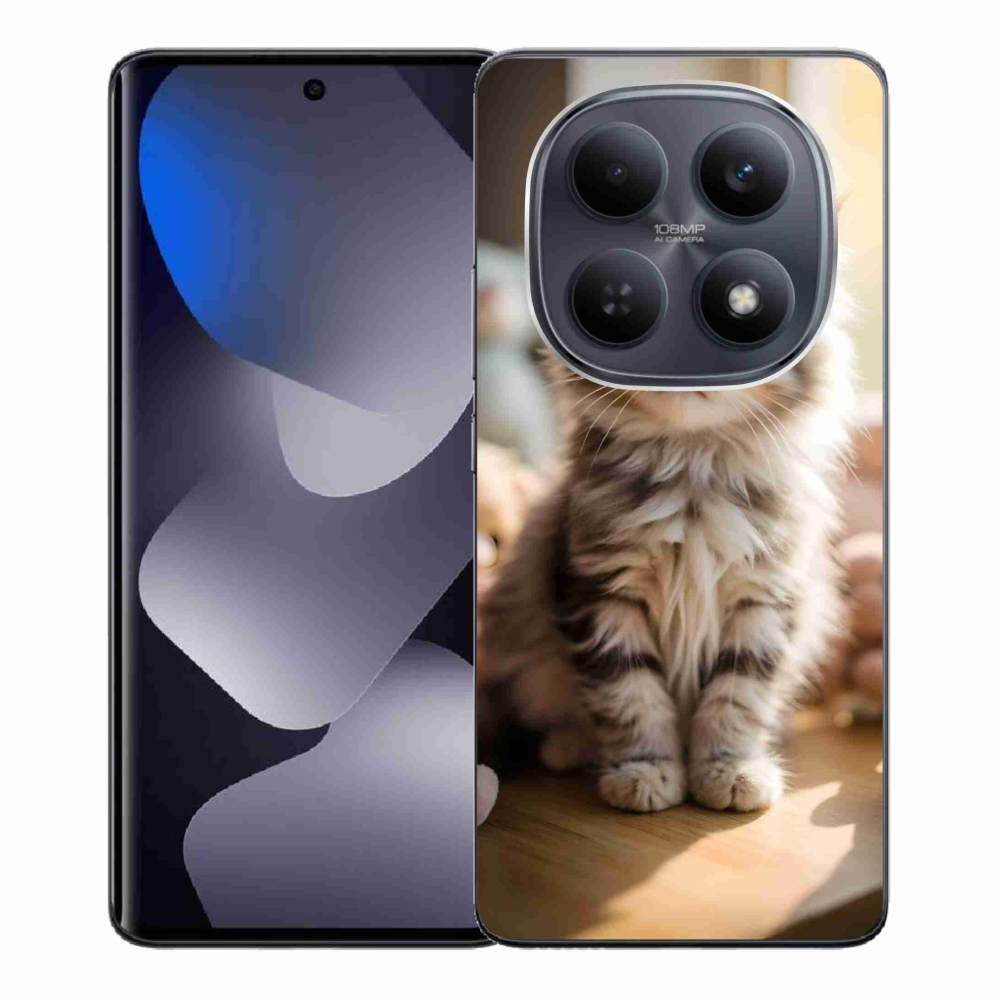 Gél borítás mmCase a Xiaomi Redmi Note 15 4G/5G/Poco M8 5G számára - aranyos cica 10