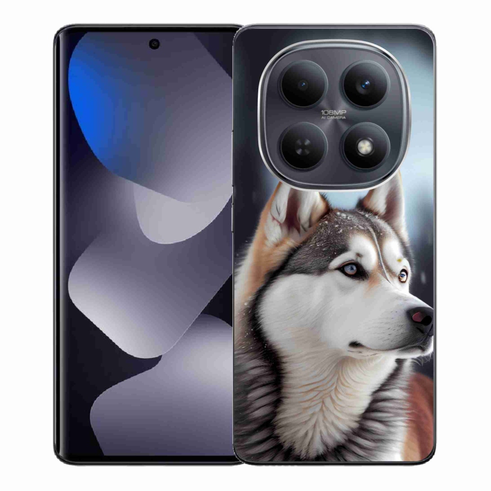 Gél borítás mmCase a Xiaomi Redmi Note 15 4G/5G/Poco M8 5G - Szibériai Husky számára