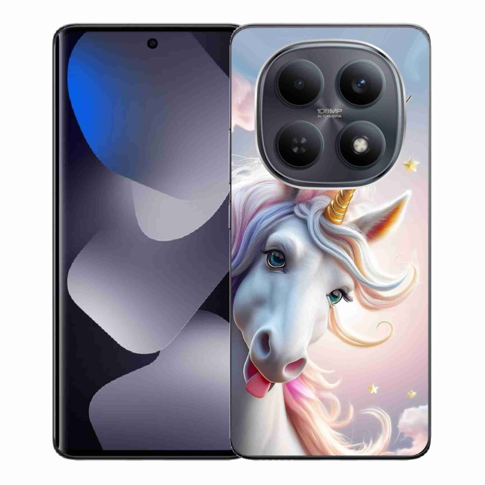 Gél borítás mmCase a Xiaomi Redmi Note 15 4G/5G/Poco M8 5G - vidám egyszarvúhoz