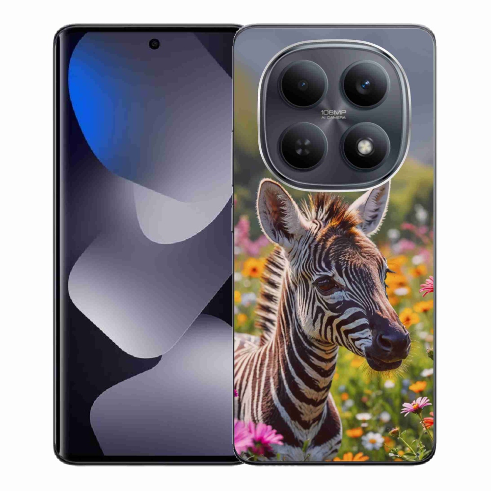 Gél borítás mmCase a Xiaomi Redmi Note 15 4G/5G/Poco M8 5G számára - zebra a réten