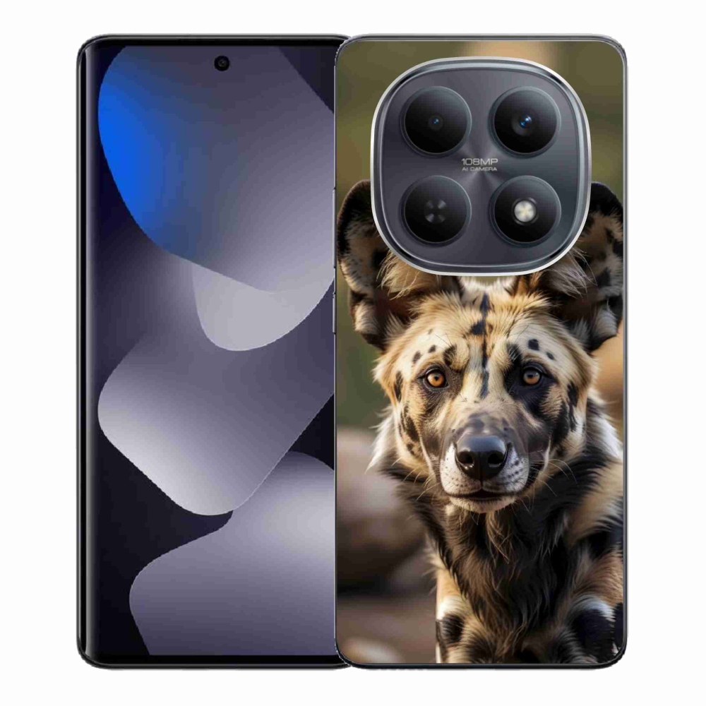 Gél borítás mmCase a Xiaomi Redmi Note 15 4G-hez - afrikai vadkutya