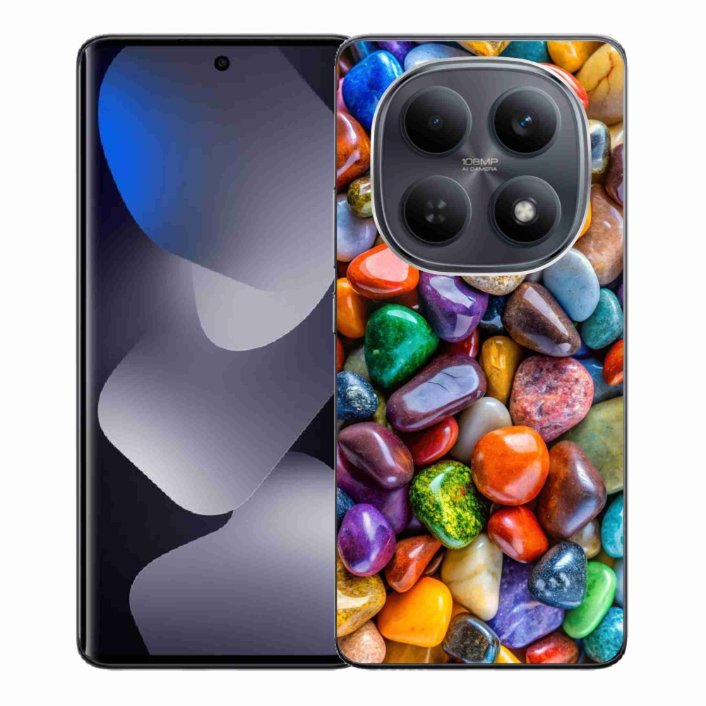 Gél borítás mmCase a Xiaomi Redmi Note 15 4G-hez - színes strasszkövek