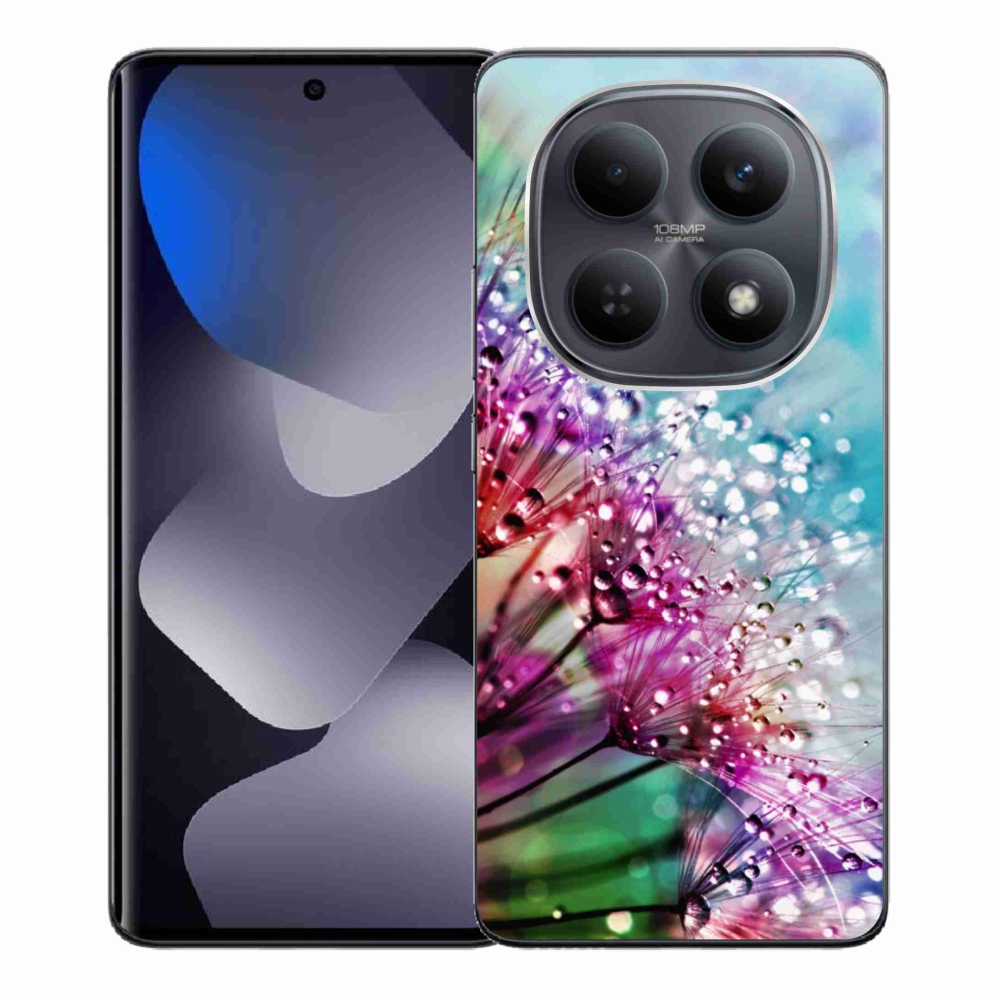 Gél borítás mmCase a Xiaomi Redmi Note 15 4G-hez - színes virágok