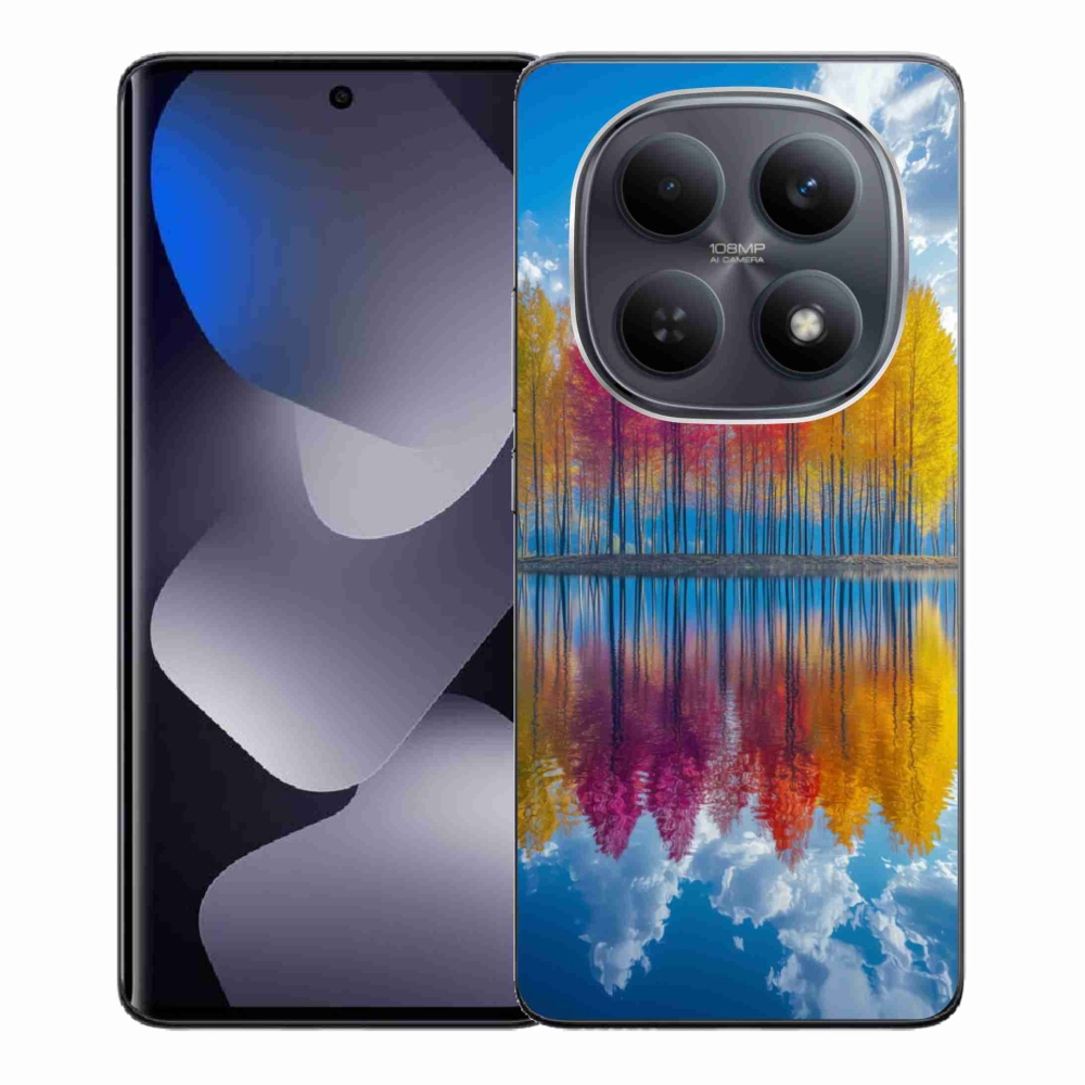 Gél borítás mmCase a Xiaomi Redmi Note 15 4G-hez - színes fák