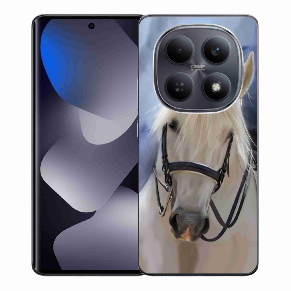 Gél borítás mmCase a Xiaomi Redmi Note 15 4G-hez - fehér ló