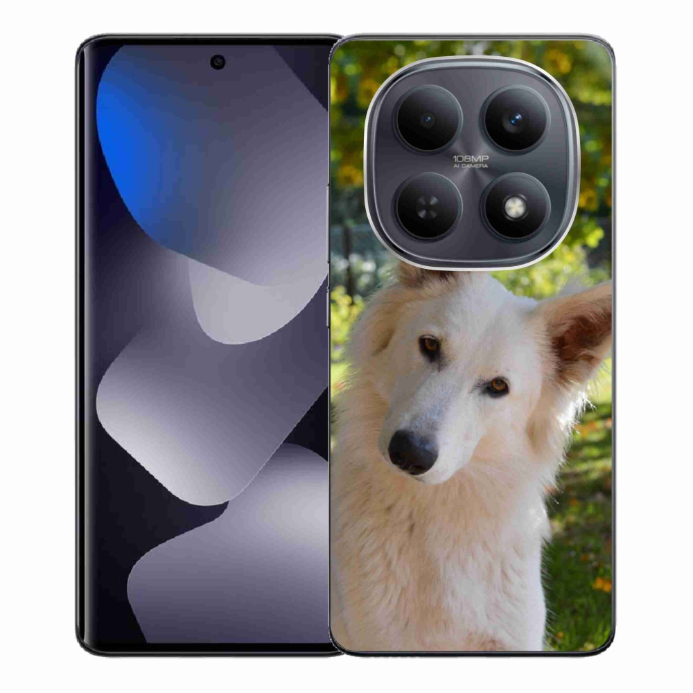 Gél borítás mmCase a Xiaomi Redmi Note 15 4G-hez - fehér Svájci pásztor 1