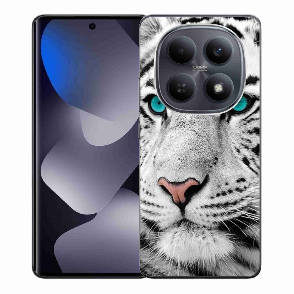 Gél borítás mmCase a Xiaomi Redmi Note 15 4G-hez - fehér tigris