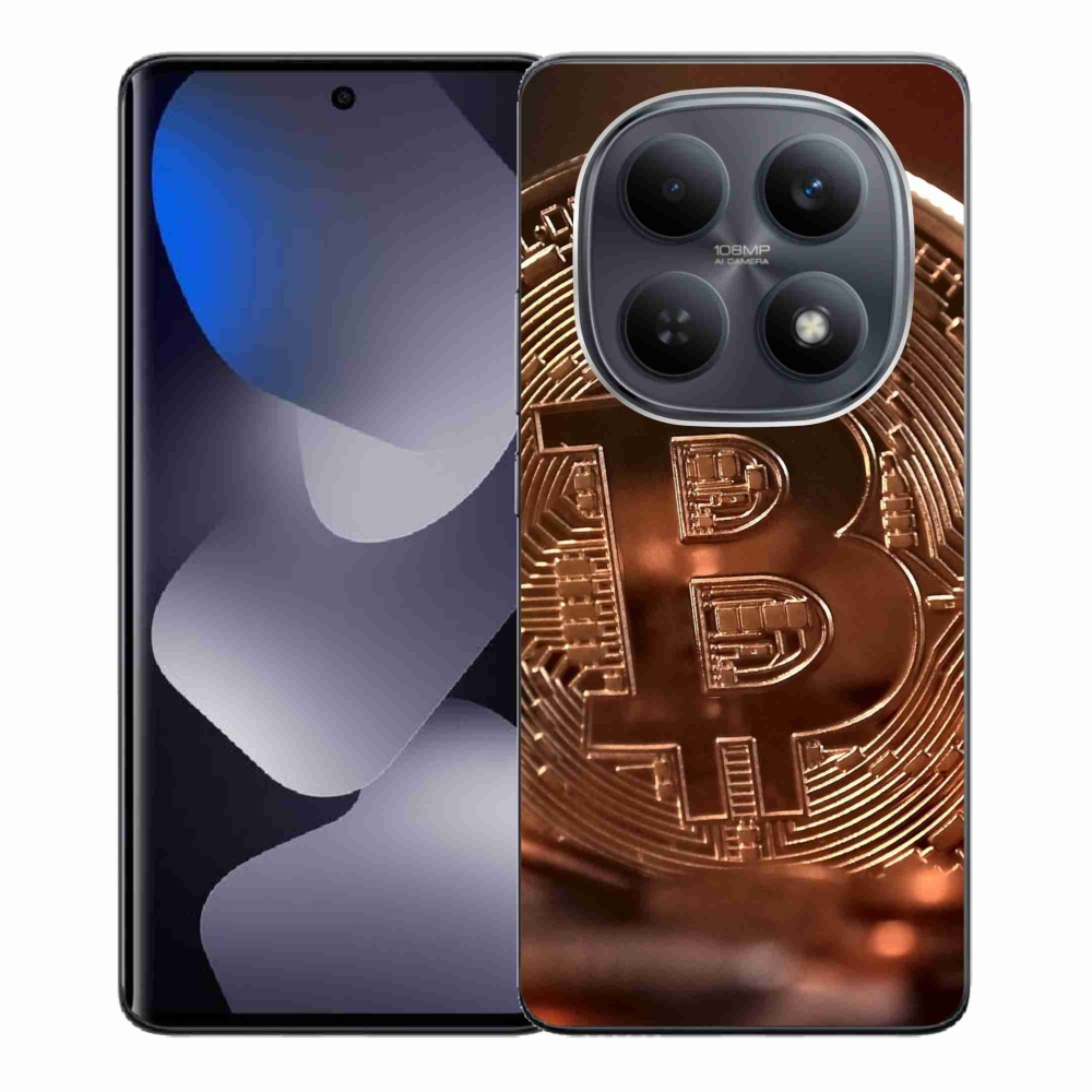Gél borító mmCase a Xiaomi Redmi Note 15 4G számára - bitcoin