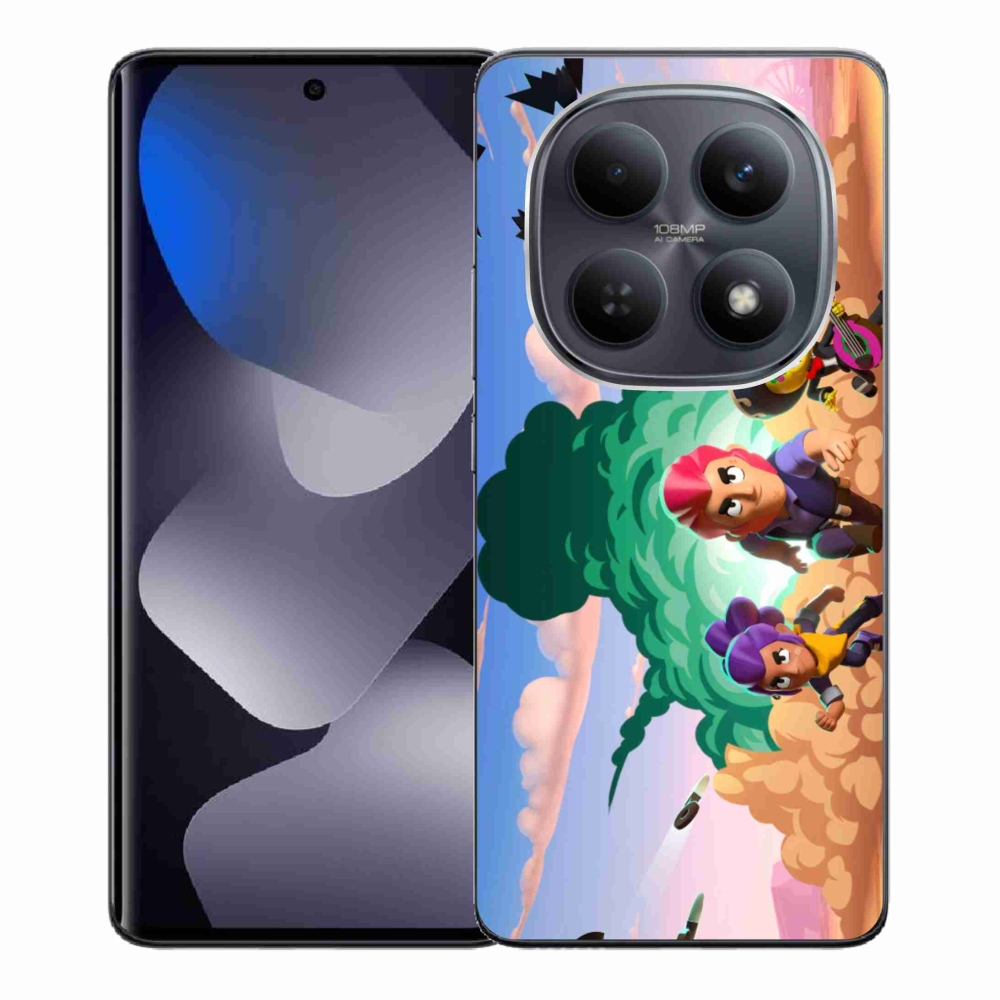 Gél borítás mmCase a Xiaomi Redmi Note 15 4G-hez - verekedés csillagok
