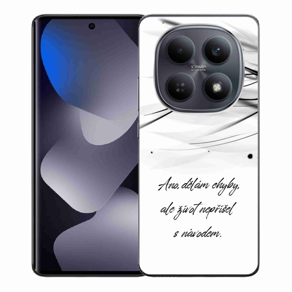 Gél borítás mmCase a Xiaomi Redmi Note 15 4G-hez - idézem fehér háttér