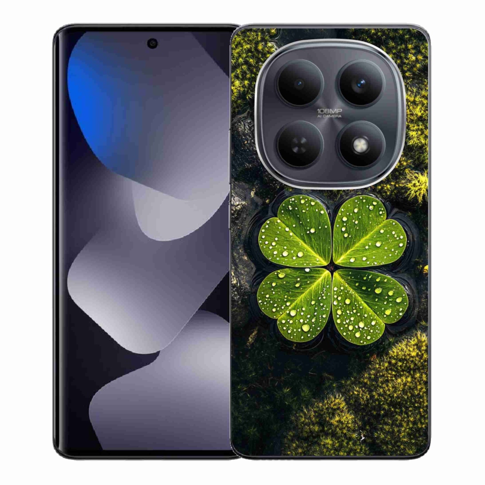 Gél borítás mmCase a Xiaomi Redmi Note 15 4G-hez - négylevelű lóhere