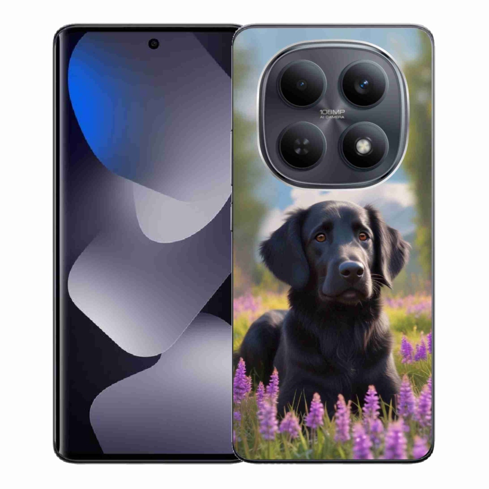 Gél borítás mmCase a Xiaomi Redmi Note 15 4G-hez - elegáns fekete retriever