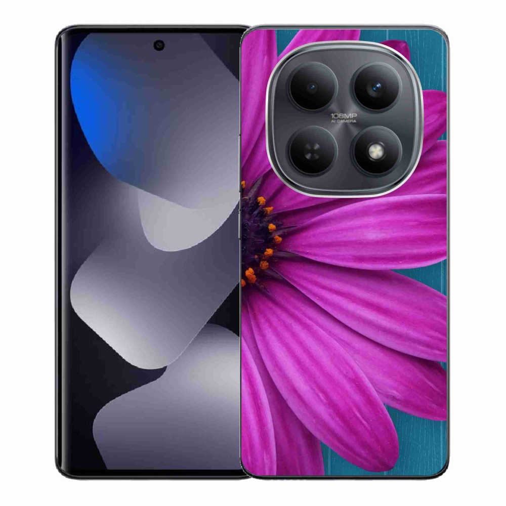 Gél védőhuzat mmCase a Xiaomi Redmi Note 15 4G-hez - lila margaréta