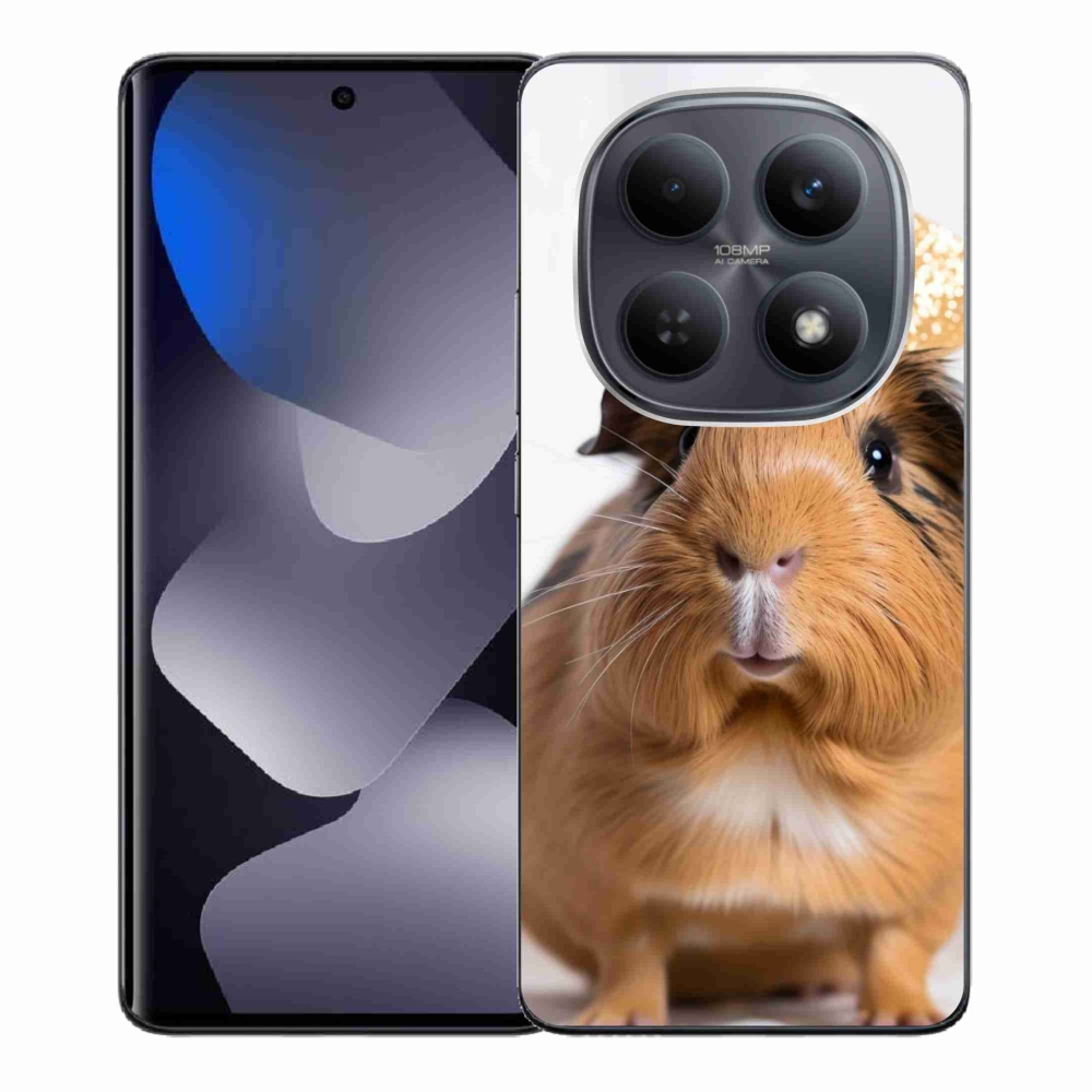 Gél borítás mmCase a Xiaomi Redmi Note 15 4G-hez - barna tengerimalac