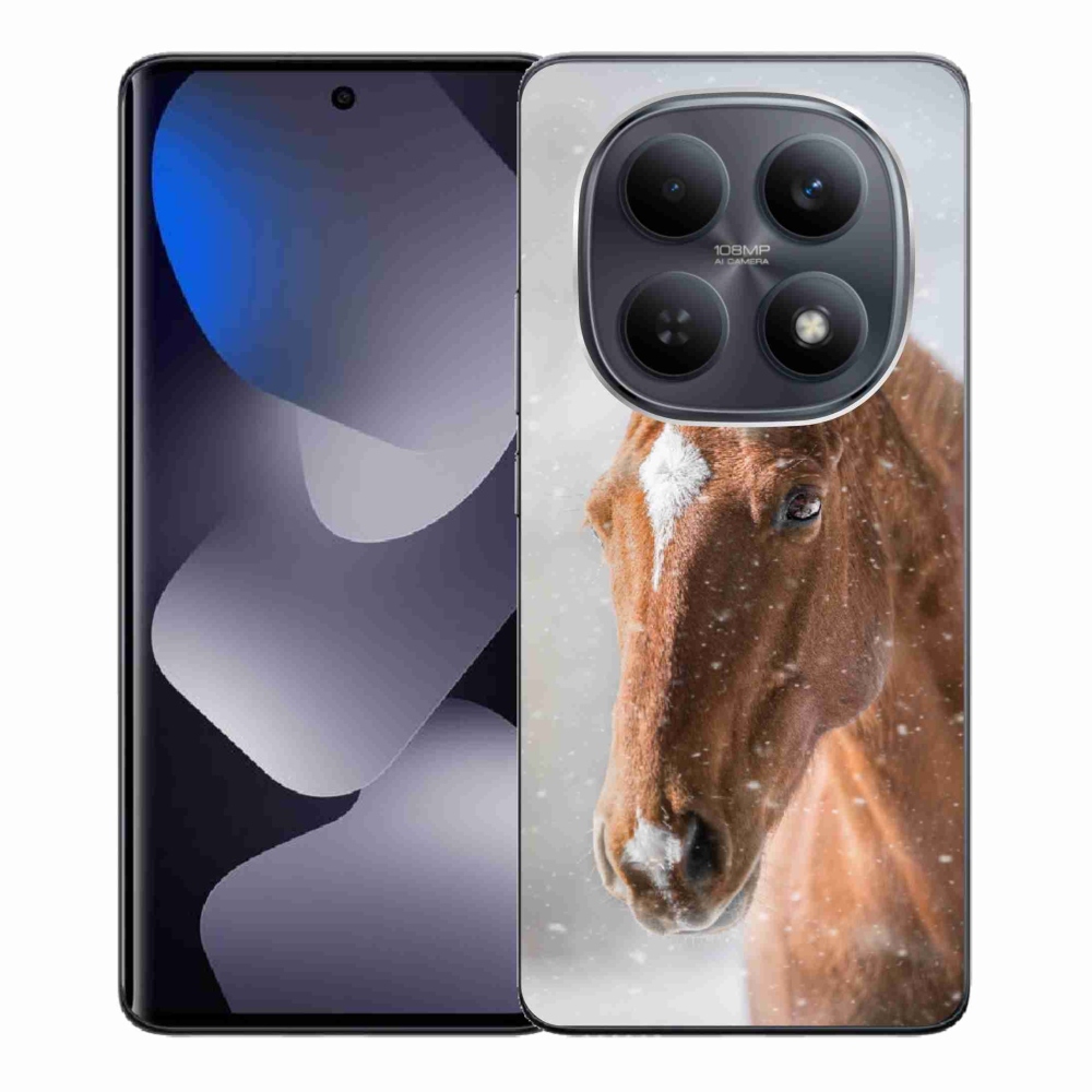 Zselés borítás mmCase a Xiaomi Redmi Note 15 4G - barna ló 2