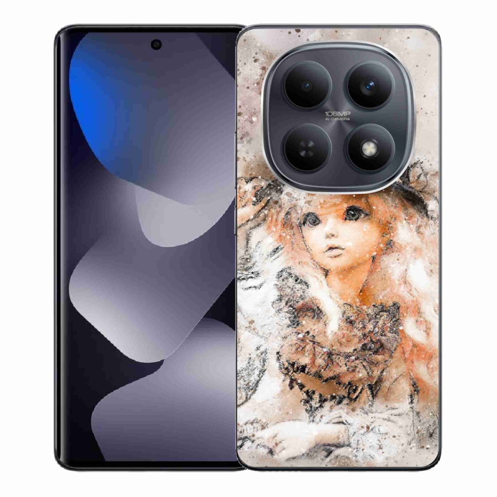Gél borítás mmCase a Xiaomi Redmi Note 15 4G-hez - lány kalapban