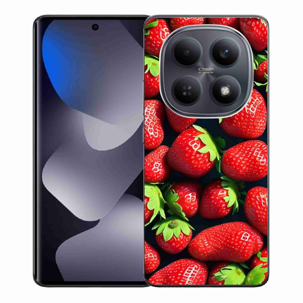 Gél borítás mmCase a Xiaomi Redmi Note 15 4G-hez - eper