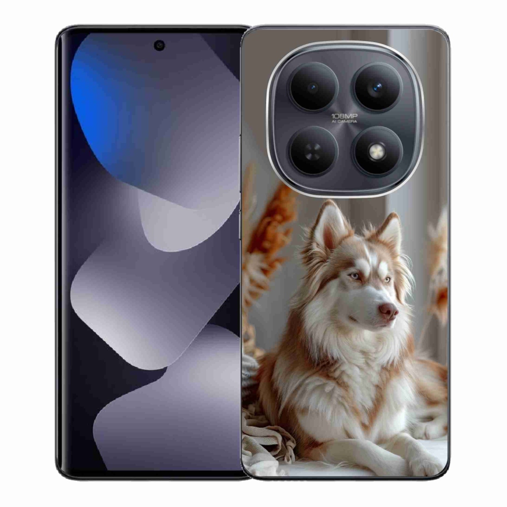 Gél borítás mmCase a Xiaomi Redmi Note 15 4G-hez - csendes szibériai husky