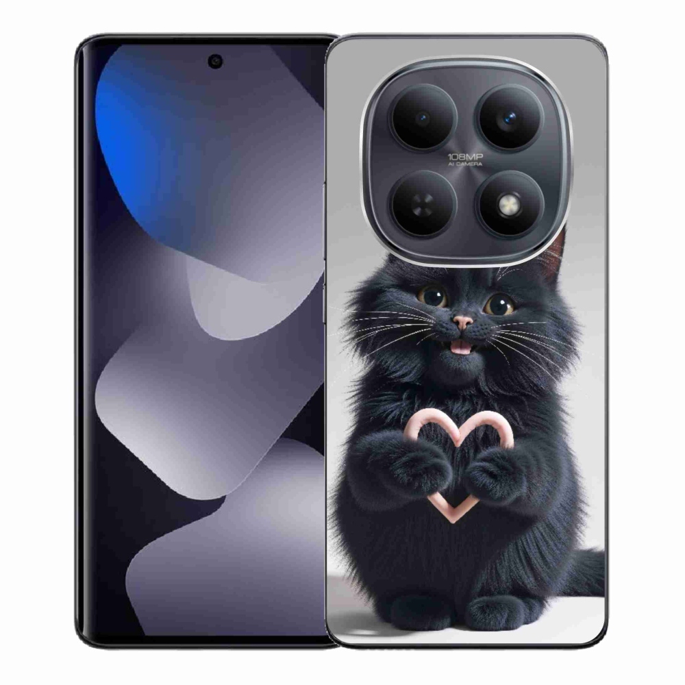 Gél borítás mmCase a Xiaomi Redmi Note 15 4G-hez - macska szeretet 3