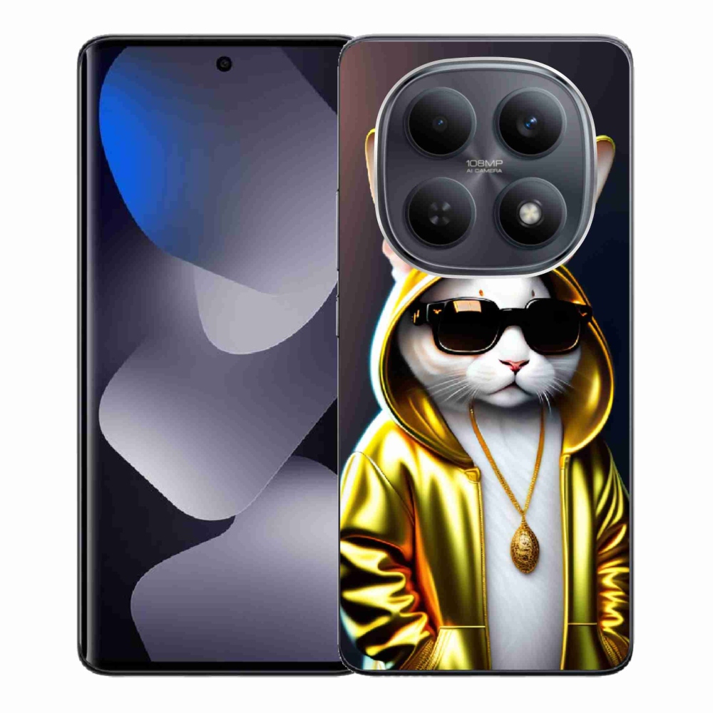 Gél borítás mmCase a Xiaomi Redmi Note 15 4G-hez - cat boss