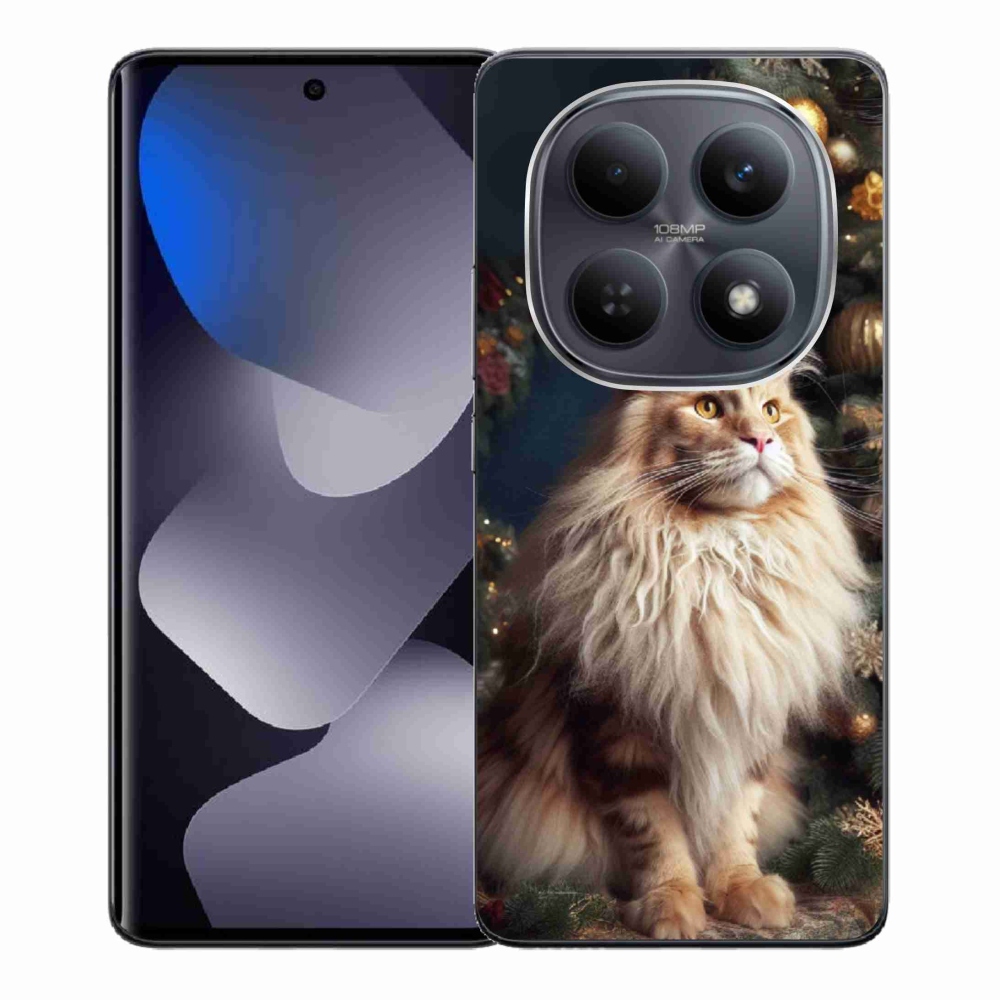 Gél borítás mmCase a Xiaomi Redmi Note 15 4G-hez - macska a fánál