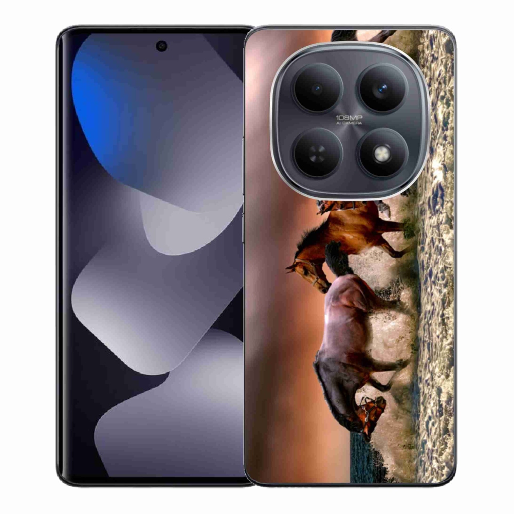 Gél borítás mmCase a Xiaomi Redmi Note 15 4G-hez - lovak 1