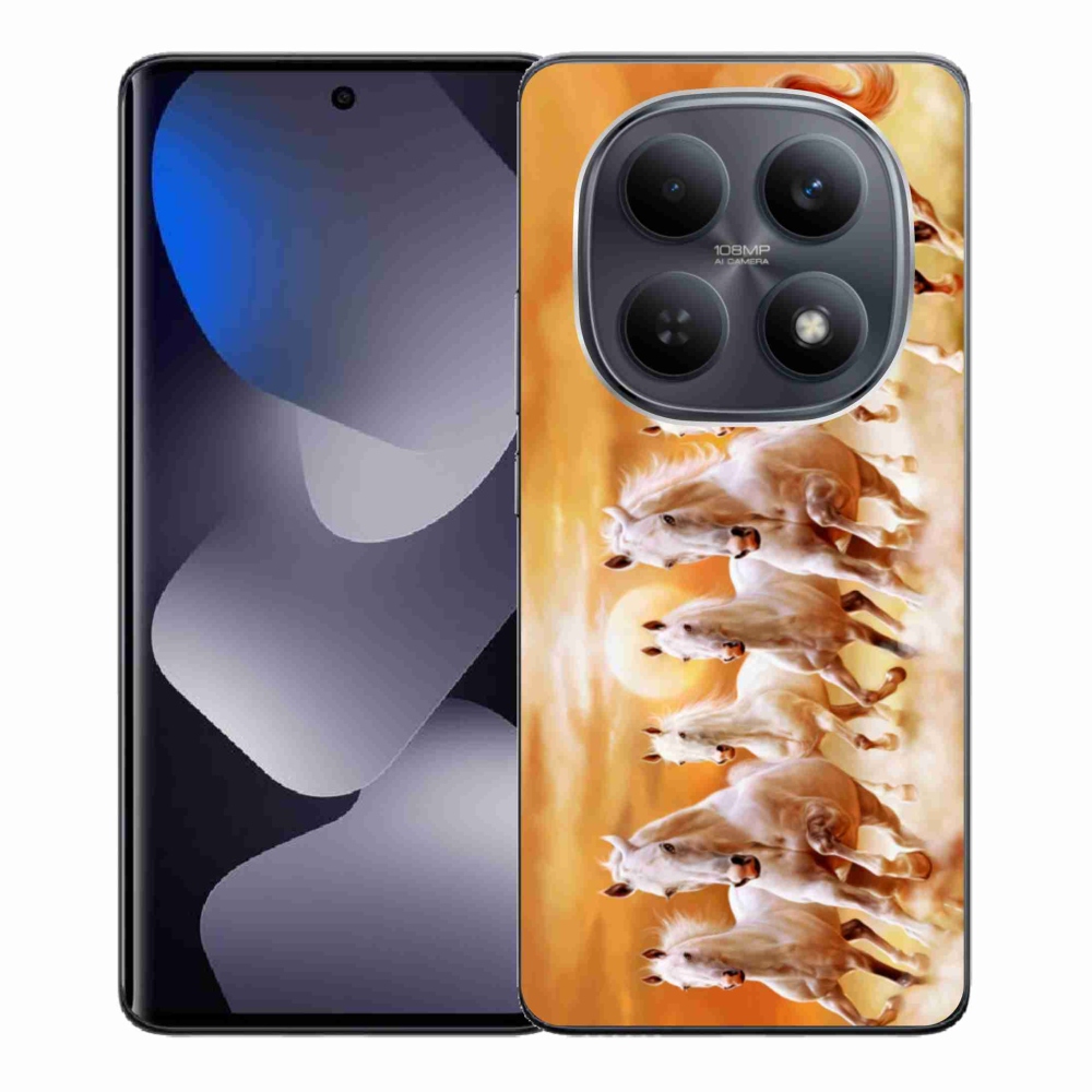 Gél borítás mmCase a Xiaomi Redmi Note 15 4G-hez - lovak 2