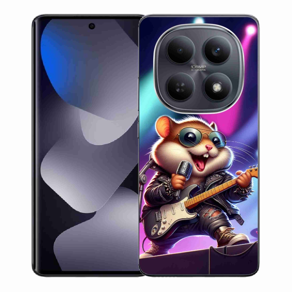Gél borítás mmCase a Xiaomi Redmi Note 15 4G-hez - hörcsög hintalóval