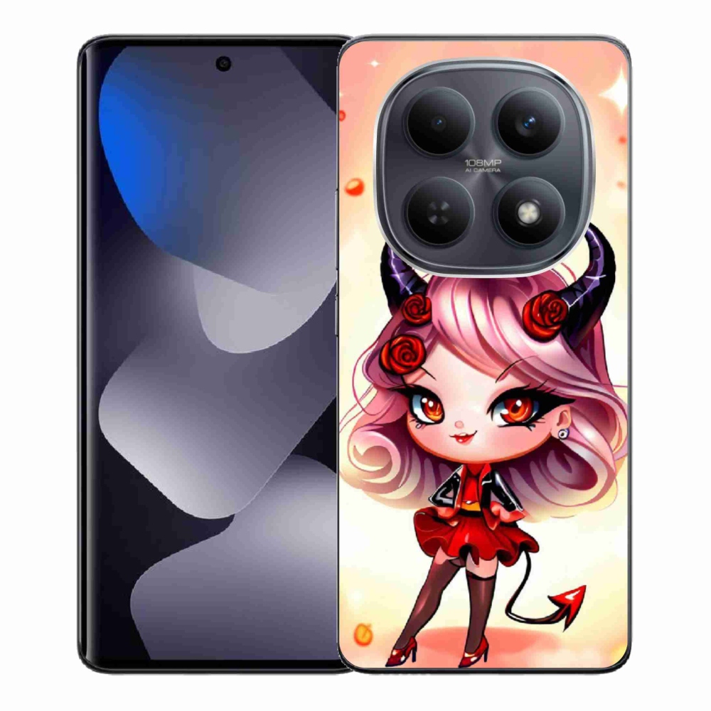 Gél borítás mmCase a Xiaomi Redmi Note 15 4G-hez - rajzfilm ördög