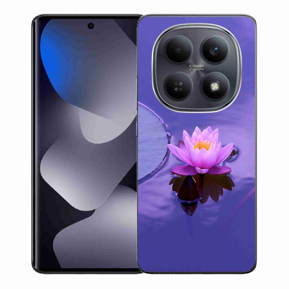 Gél borító mmCase a Xiaomi Redmi Note 15 4G-hez - virág a felületen