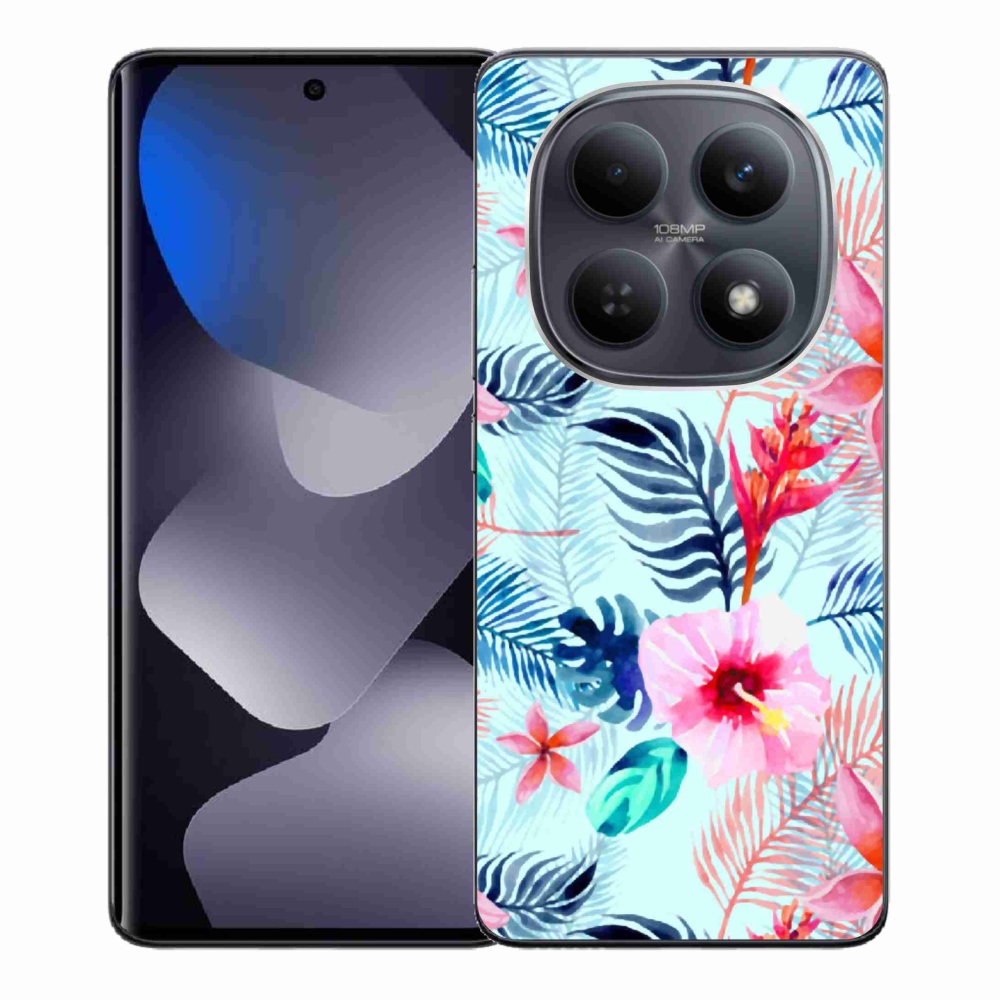 Gél borítás mmCase a Xiaomi Redmi Note 15 4G-hez - virágok