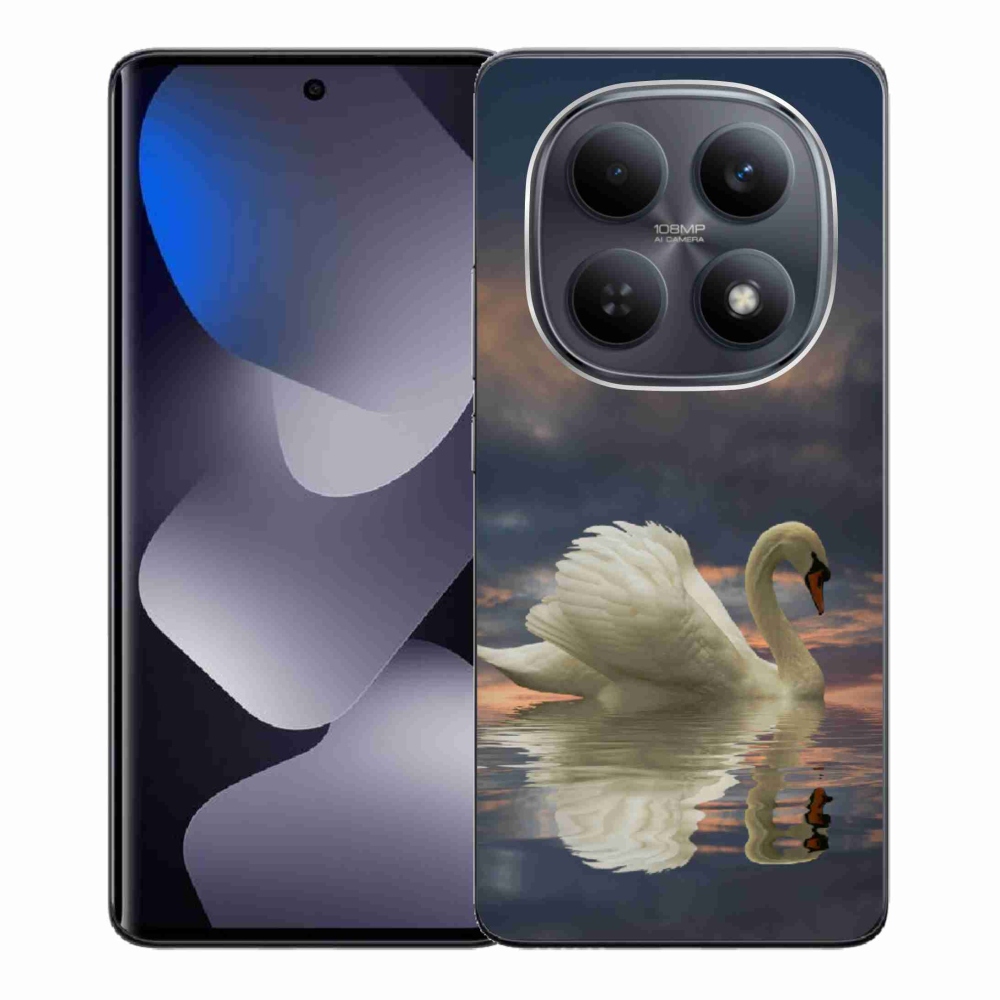 Gél borítás mmCase a Xiaomi Redmi Note 15 4G-hez - hattyú