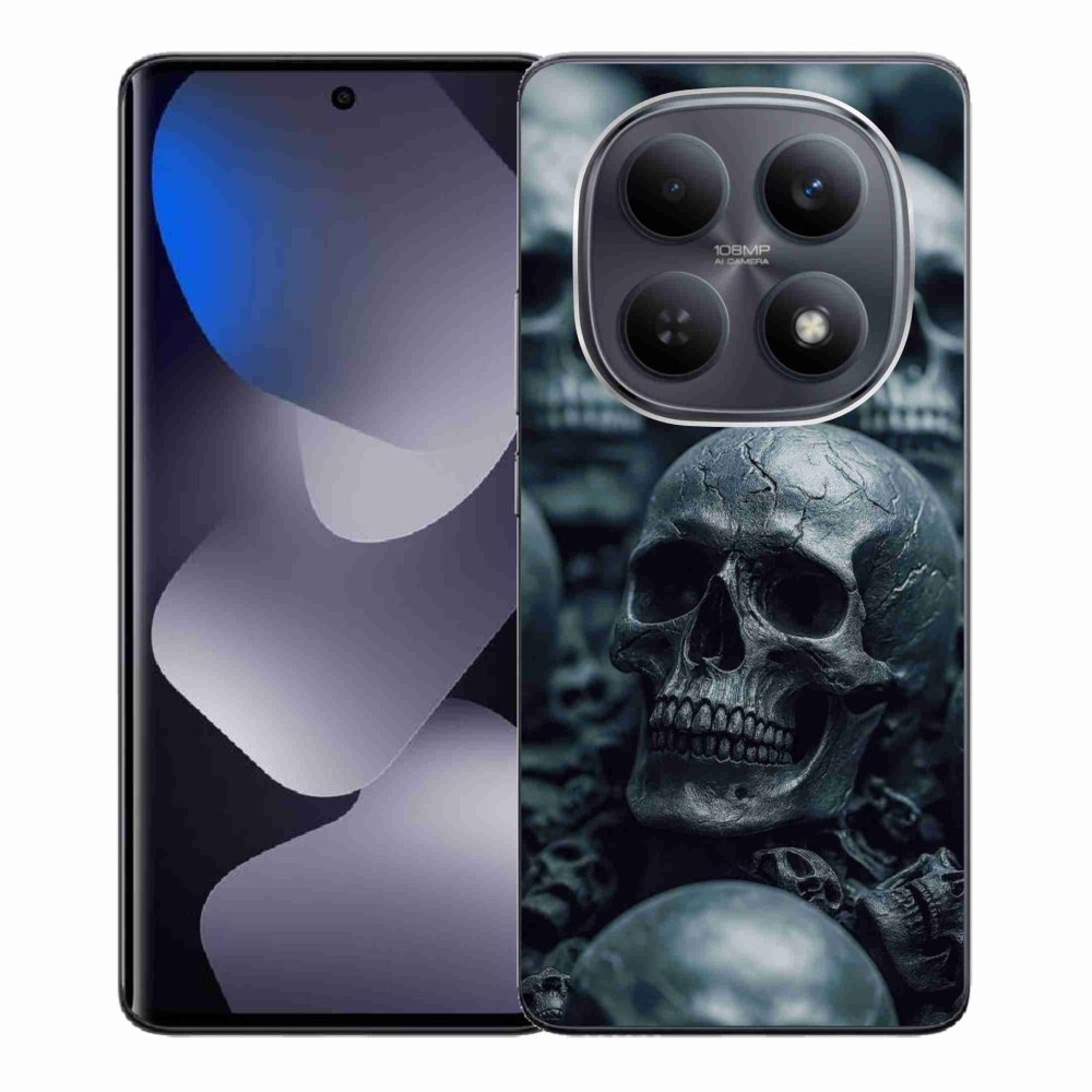Gél borítás mmCase a Xiaomi Redmi Note 15 4G-hez - koponya 2