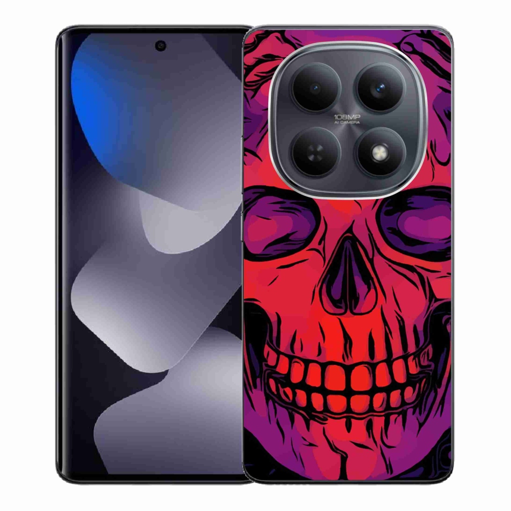 Gél borítás mmCase a Xiaomi Redmi Note 15 4G - koponya számára
