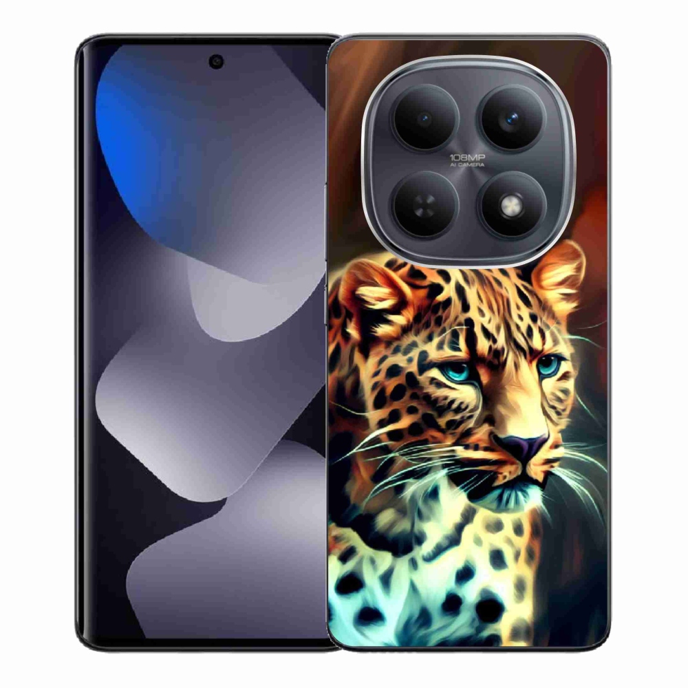 Gél borítás mmCase a Xiaomi Redmi Note 15 4G-hez - leopárd