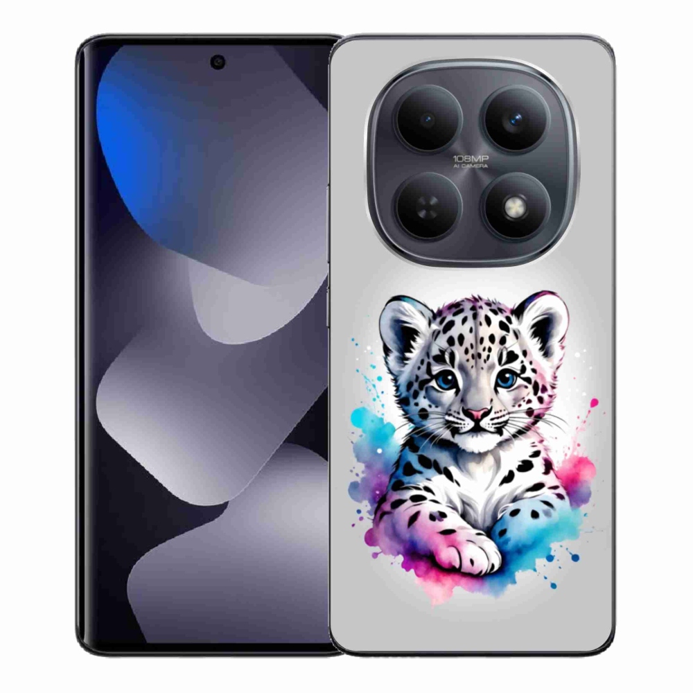 Gél borítás mmCase a Xiaomi Redmi Note 15 4G-hez - leopárd kölyök