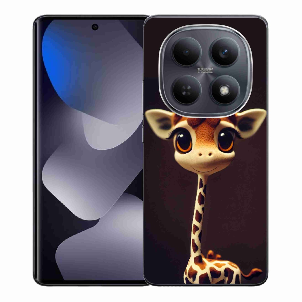 Gél borítás mmCase a Xiaomi Redmi Note 15 4G-hez - kis zsiráf