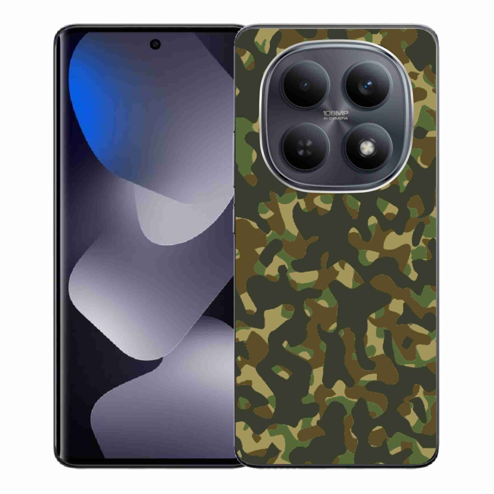 Gél borítás mmCase a Xiaomi Redmi Note 15 4G-hez - álcázó mintázat 1