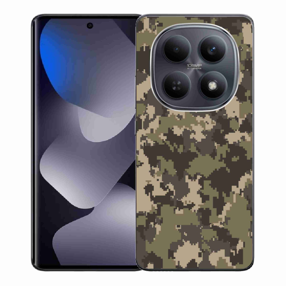 Zselés borítás mmCase a Xiaomi Redmi Note 15 4G-hez - terepszínű minta 12