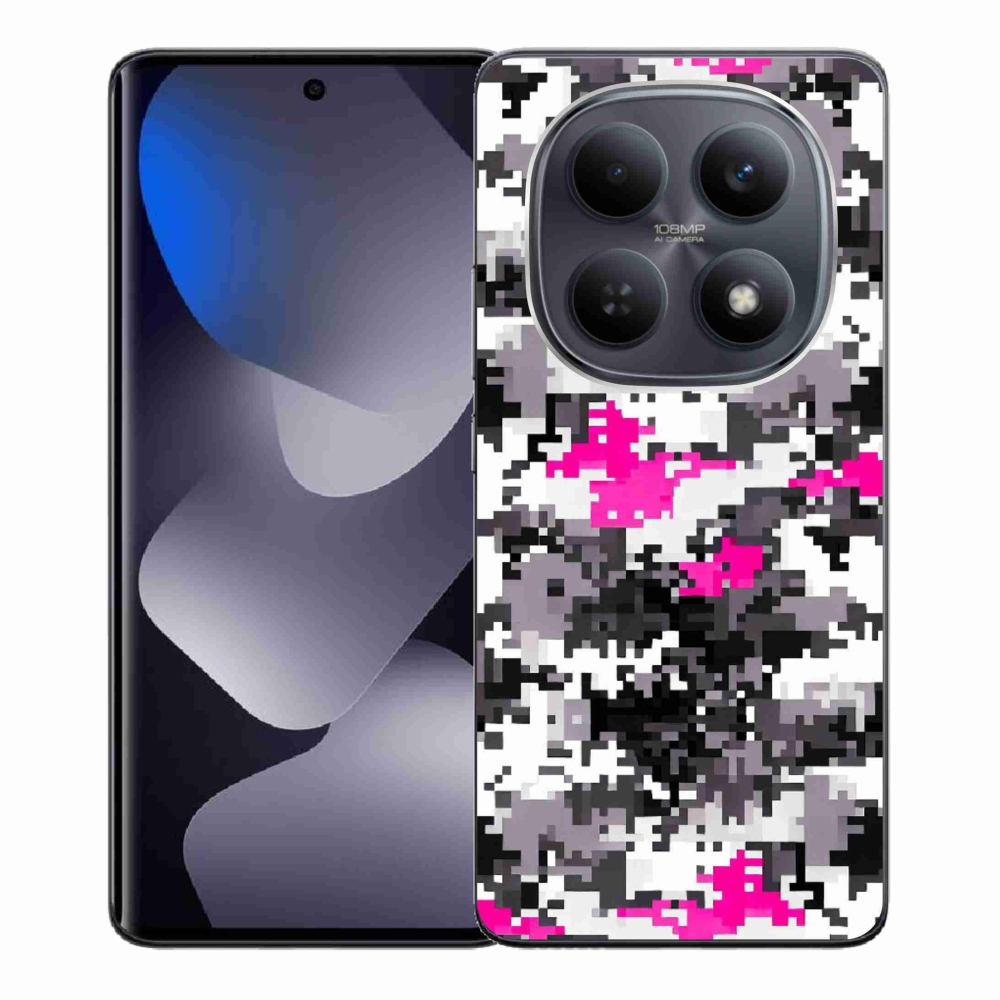 Gél borítás mmCase a Xiaomi Redmi Note 15 4G-hez - terepszínű minta 4