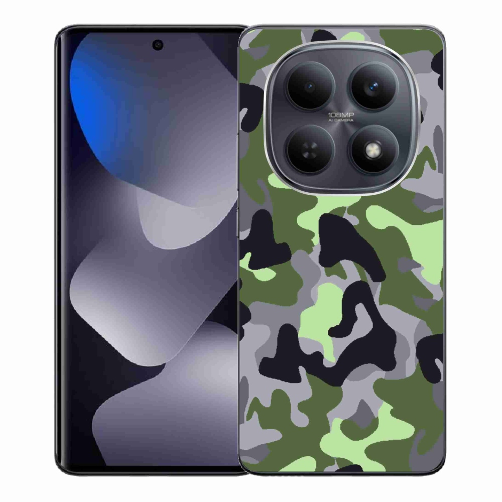 Gél borítás mmCase a Xiaomi Redmi Note 15 4G-hez - terepszínű minta 7