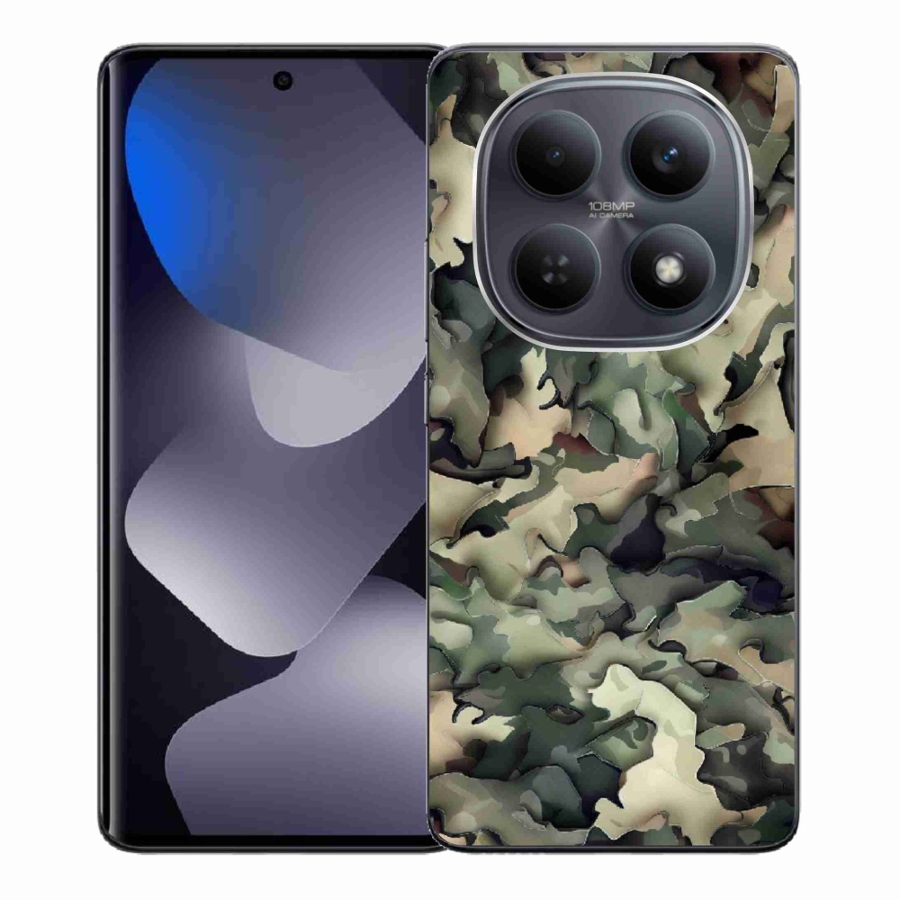 Gél borítás mmCase a Xiaomi Redmi Note 15 4G-hez - terepszínű minta 9