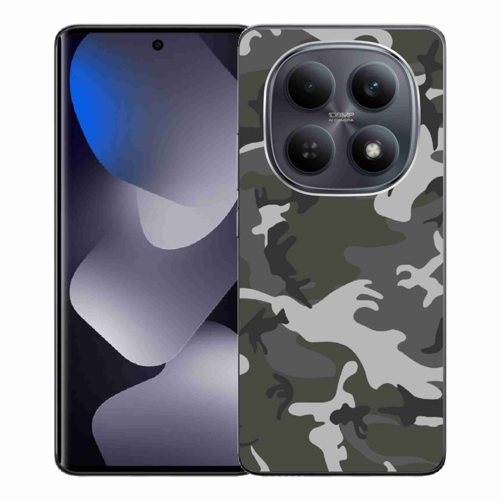 Gél borítás mmCase a Xiaomi Redmi Note 15 4G-hez - terepszínű mintázat