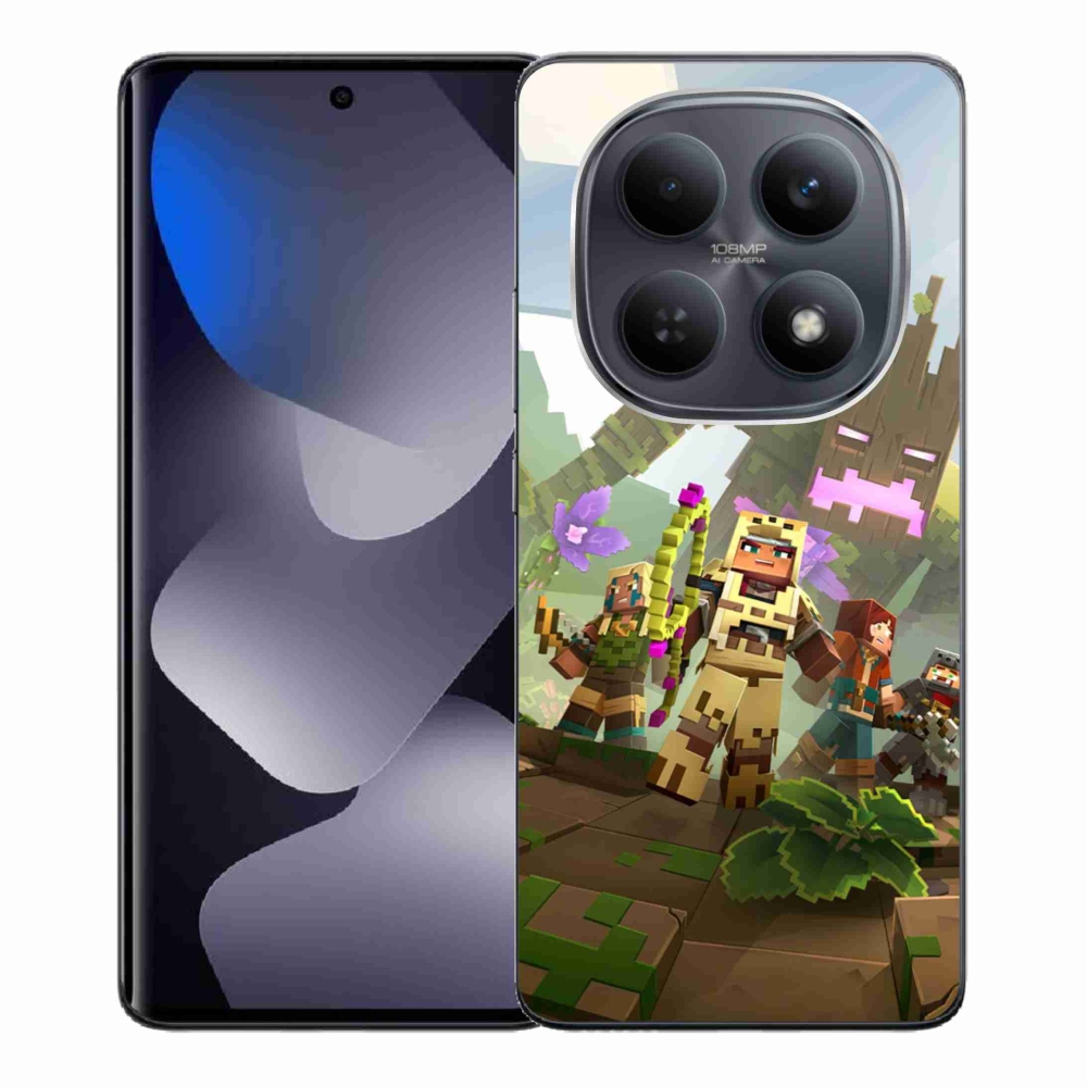 Gél borítás mmCase a Xiaomi Redmi Note 15 4G-hez - minecraft 1