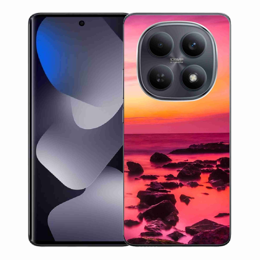 Gél borítás mmCase a Xiaomi Redmi Note 15 4G-hez - tenger és ragyogás