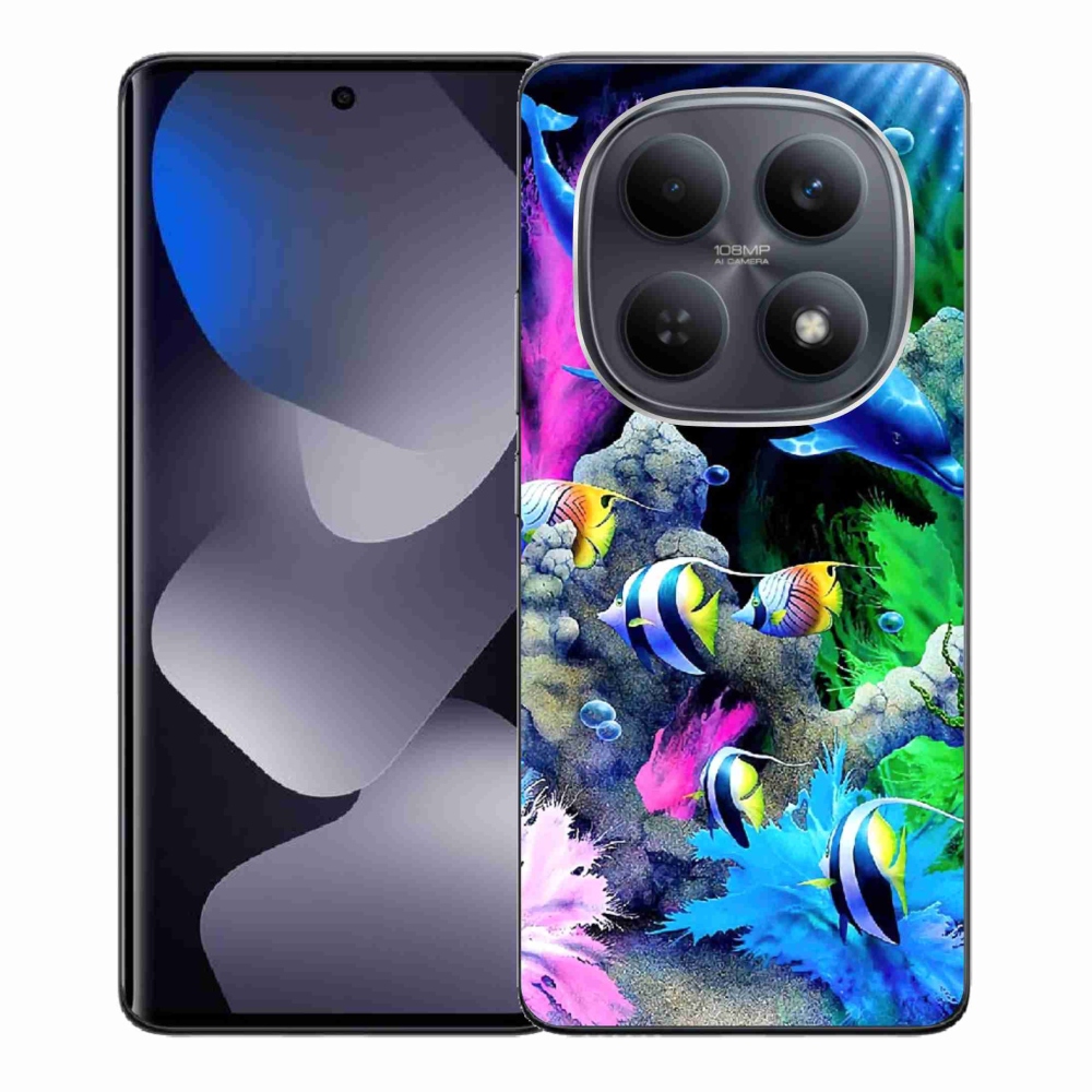 Gél borítás mmCase a Xiaomi Redmi Note 15 4G-hez - tengeri világ