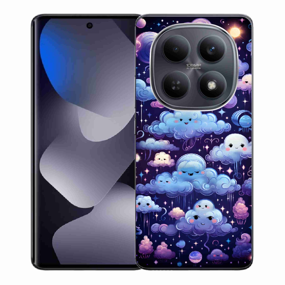 Gél borítás mmCase a Xiaomi Redmi Note 15 4G - felhőkhöz