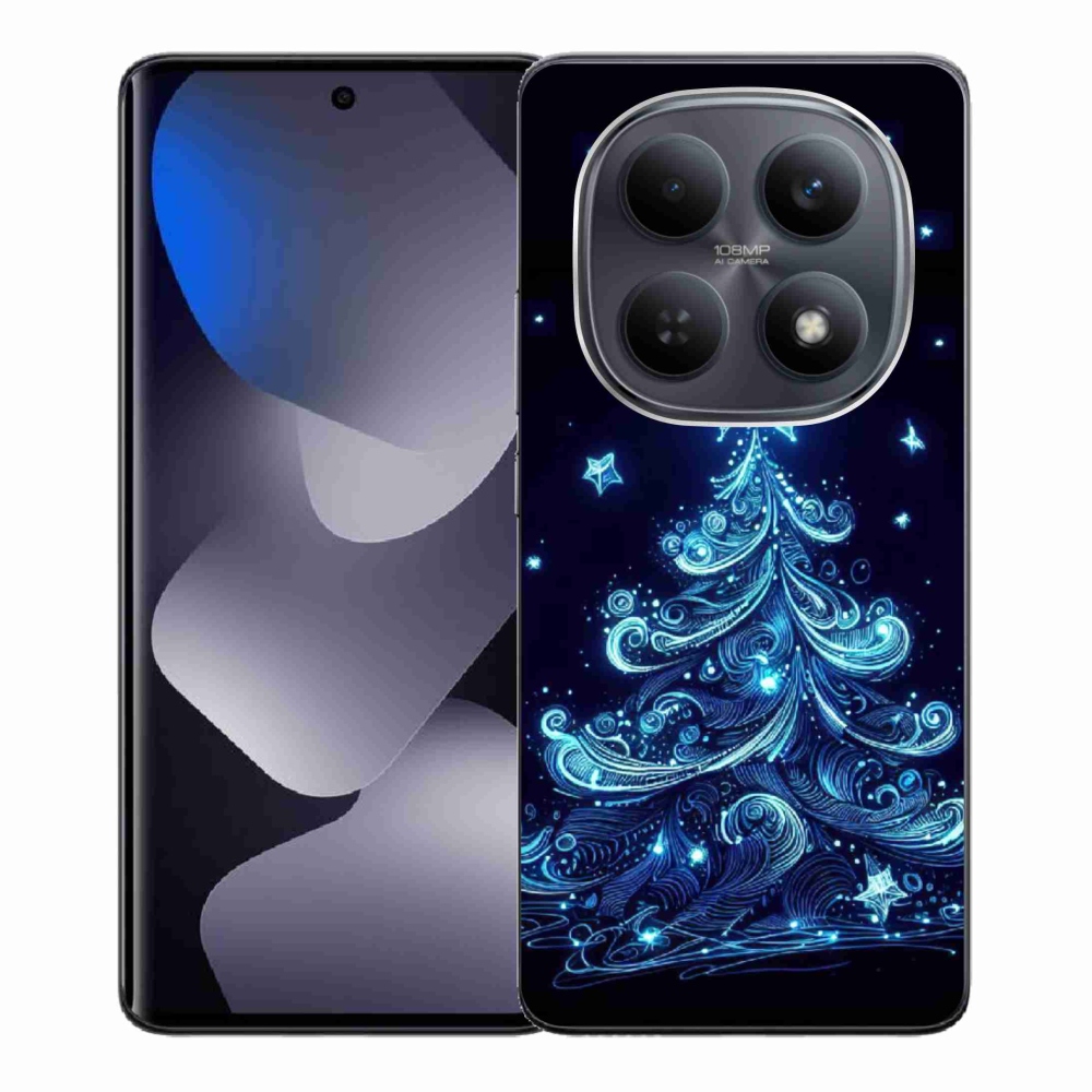 Gél borítás mmCase a Xiaomi Redmi Note 15 4G - neon karácsonyfa 4